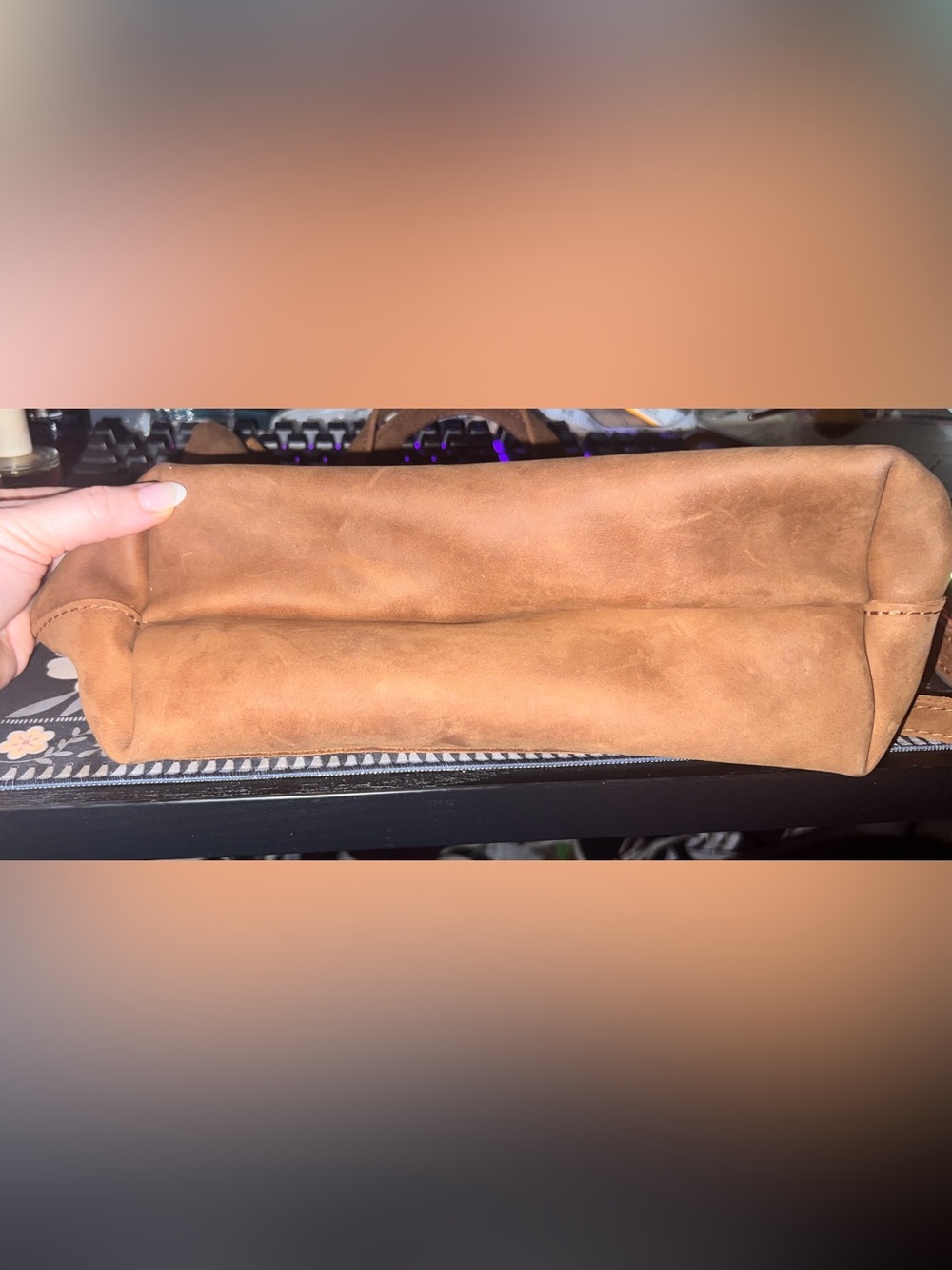 Portland Leather Goods OG Cocoa Medium Classic Crossbody - Picture 7 of 11